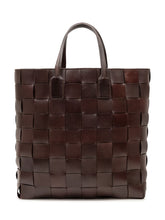 DRAGON DIFFUSION - Borsa Pino Intrecciata - Marrone - LIDIASHOPPING® - Official Website
