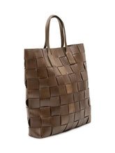 DRAGON DIFFUSION - Borsa Pino Intrecciata - Verde - LIDIASHOPPING® - Official Website