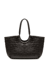 DRAGON DIFFUSION - Borsa Nanutcket Basket Intrecciata - Nero - LIDIASHOPPING® - Official Website