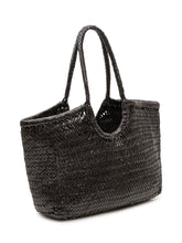 DRAGON DIFFUSION - Borsa Nanutcket Basket Intrecciata - Nero - LIDIASHOPPING® - Official Website