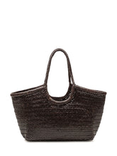 DRAGON DIFFUSION - Borsa Nanutcket Basket Intrecciata - Marrone - LIDIASHOPPING® - Official Website
