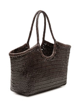 DRAGON DIFFUSION - Borsa Nanutcket Basket Intrecciata - Marrone - LIDIASHOPPING® - Official Website