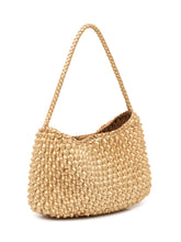 DRAGON DIFFUSION - Basil Woven Shoulder Tote - Gold - LIDIASHOPPING® - Official Website