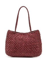 DRAGON DIFFUSION - Borsa S.Croce Cactus Basket Intrecciata - Rosso - LIDIASHOPPING® - Official Website