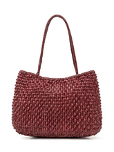 DRAGON DIFFUSION - Borsa S.Croce Cactus Basket Intrecciata - Rosso - LIDIASHOPPING® - Official Website