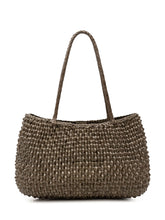 DRAGON DIFFUSION - Borsa S.Croce Cactus Basket Intrecciata - Verde - LIDIASHOPPING® - Official Website