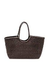 DRAGON DIFFUSION - Borsa Nanutcket Basket Intrecciata - Marrone - LIDIASHOPPING® - Official Website