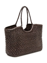 DRAGON DIFFUSION - Borsa Nanutcket Basket Intrecciata - Marrone - LIDIASHOPPING® - Official Website