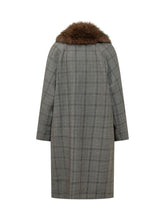 TELA - Cappotto Gavin a Quadri con Collo Voluminoso - Grigio - LIDIASHOPPING® - Official Website