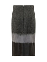 TELA - Nori Midi Skirt with Faded Effect - Grey - LIDIASHOPPING® - Official Website