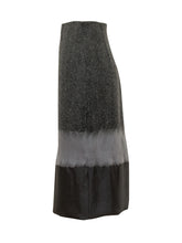 TELA - Nori Midi Skirt with Faded Effect - Grey - LIDIASHOPPING® - Official Website