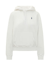 POLO RALPH LAUREN - Felpa con Cappuccio e Tasca a Marsupio - Bianco - LIDIASHOPPING® - Official Website