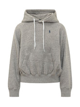 POLO RALPH LAUREN - Felpa con Cappuccio e Coulisse - Grigio - LIDIASHOPPING® - Official Website