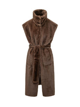 STAND STUDIO - Gilet Oaklynn con Cintura - Marrone - LIDIASHOPPING® - Official Website