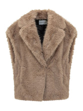 STAND STUDIO - Gilet Kinley con Ampi Revers - Beige - LIDIASHOPPING® - Official Website