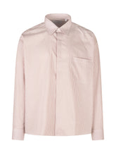 MARSEM - Camicia Cropped a Righe con Taschino - Rosa - LIDIASHOPPING® - Official Website