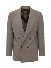 MARSEM - Blazer Doppiopetto con Revers a Lancia - Marrone - LIDIASHOPPING® - Official Website