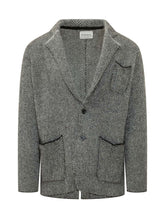 SANFREDI - Giacca Uomo Monopetto con Revers Classici - Grigio - LIDIASHOPPING® - Official Website