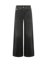 LOIS - Skater Loose Wide Leg Jeans - Black - LIDIASHOPPING® - Official Website