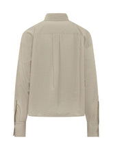 BRUNELLO CUCINELLI - Camicia con Applicazioni E Paillettes - Beige - LIDIASHOPPING® - Official Website