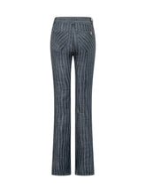 DONDUP - Pantaloni a Righe con Tasche - Blu - LIDIASHOPPING® - Official Website