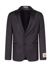 CORNELIANI CC COLLECTION - Abito Uomo Monopetto con Revers Classici - Blu - LIDIASHOPPING® - Official Website