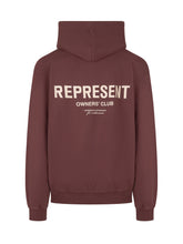 REPRESENT - Felpa Owners Club con Cappuccio - Rosso - LIDIASHOPPING® - Official Website