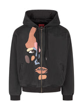 KIDSUPER - Felpa con Cappuccio e Applicazione Occhio - Nero - LIDIASHOPPING® - Official Website