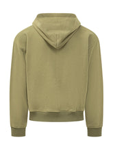 KIDSUPER - Felpa con Cappuccio e Volto Applicato - Verde - LIDIASHOPPING® - Official Website