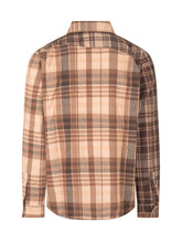 KIDSUPER - Camicia a Quadri con Applicazioni Patchwork - Marrone - LIDIASHOPPING® - Official Website