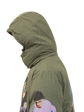 KIDSUPER - Giacca con Cappuccio e Patchwork Figurativo - Verde - LIDIASHOPPING® - Official Website