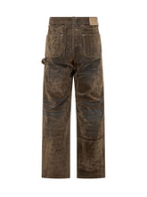 KIDSUPER - Pantaloni Cargo con Maxi Tasche Applicate - Marrone - LIDIASHOPPING® - Official Website