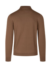 KNIT DE MONSIEUR - Camicia in Lana Merino con Tasche Applicate - Marrone - LIDIASHOPPING® - Official Website
